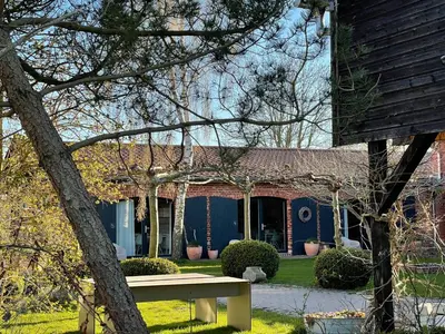 Ein Garten an der Unterkunft Ferienwohnung DREI Hof Himmelgrün