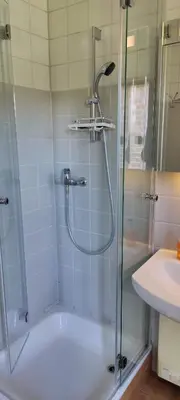 Ein Badezimmer in der Unterkunft Ferienhaus Mantuja Wohnung I