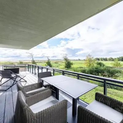 Strandnixe 5 Sterne Ferienwohnung mit Eckbalkon und traumhaften Blick