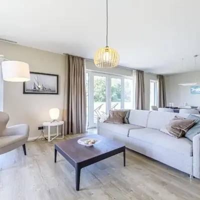 5 Sterne Ferienwohnung Strandidylle mit großer Terrasse