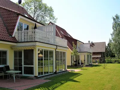 Ein Garten an der Unterkunft Buchenpark Wo 4