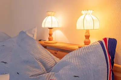 Ein Bett oder Betten in einem Zimmer der Unterkunft Haus Ahrens Wohnung 2