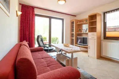 TV/Unterhaltungsangebot in der Unterkunft Haus Ahrens Wohnung 3