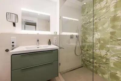 Ein Badezimmer in der Unterkunft Strandvilla Zingst-AP 16