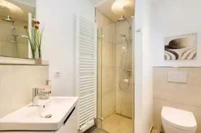 Ein Badezimmer in der Unterkunft Mare