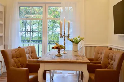 TV/Unterhaltungsangebot in der Unterkunft Villa Strandblick