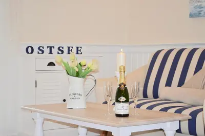 Getränke in der Unterkunft Villa Strandblick 12