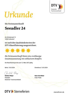 Grundriss der Unterkunft Ferienhaus Seeadler 24