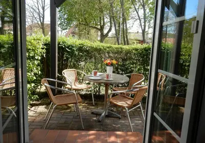 Ein Garten an der Unterkunft Resi A4