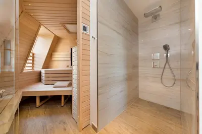 Ein Badezimmer in der Unterkunft Ostseetraum