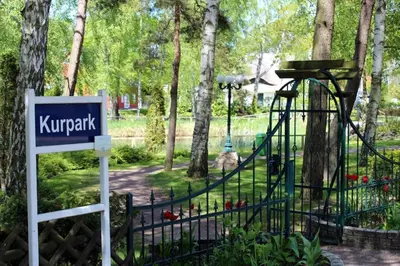 Ein Garten an der Unterkunft Dock 31