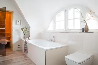 Ein Badezimmer in der Unterkunft Ferienhaus Seeadler 9