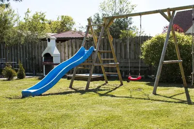 Ein Kinderspielbereich in der Unterkunft Ostseebrise FH 3