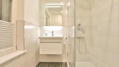 Ein Badezimmer in der Unterkunft Traumgarten - Haus Abendsonne