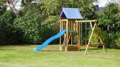 Ein Kinderspielbereich in der Unterkunft Kapitänshaus Kammer