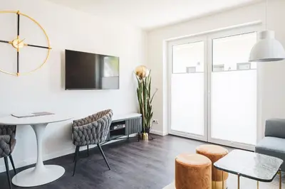TV/Unterhaltungsangebot in der Unterkunft Dünenquartier Apartment 23