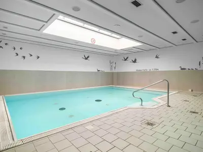 Der Swimmingpool an oder in der Nähe von Ferienpark Freesenbruch Doppelhaushälfte 12a - Steuerrad
