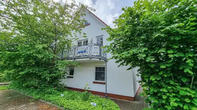 Ein Garten an der Unterkunft Zur Hanse Wohnung 1 3 - Lingnau
