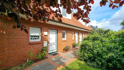 Ein Garten an der Unterkunft Zur Hanse Wohnung 1 1