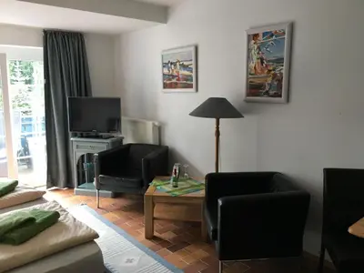 TV/Unterhaltungsangebot in der Unterkunft Gästehaus W 8