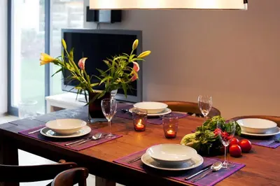 Grundriss der Unterkunft Rittersporn - Sauna, Kamin & Terrasse