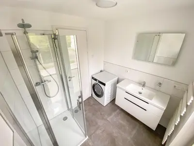 Ein Badezimmer in der Unterkunft Strandläufer 2