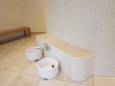 Ein Badezimmer in der Unterkunft Residenz am Haferland