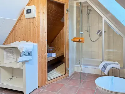 Ein Badezimmer in der Unterkunft Ruheoase