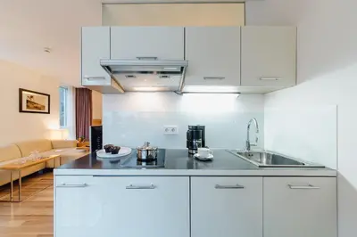 Küche/Küchenzeile in der Unterkunft M2 Living Apartment No 5