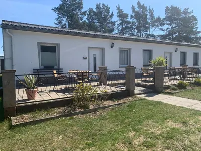 Das Gebäude in dem sich das Aparthotel befindet